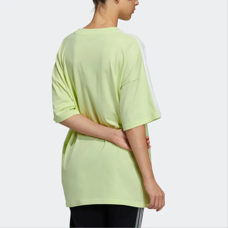 Adidas Neo T Shirts Women's Light Yellow/White-2
