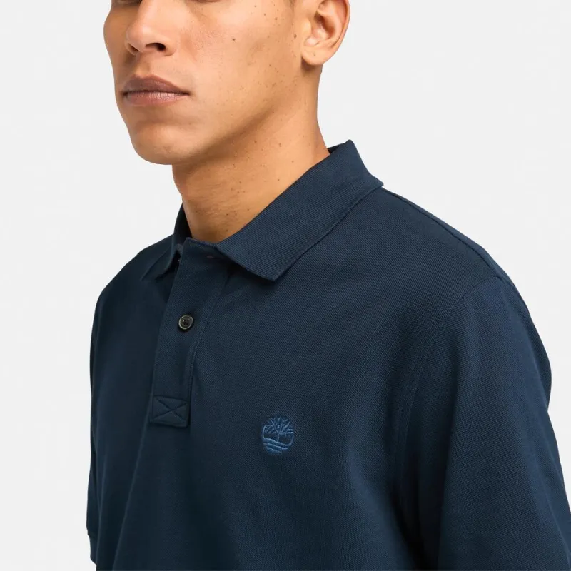 Timberland Polo Shirt Men's Dark Sapphire-5