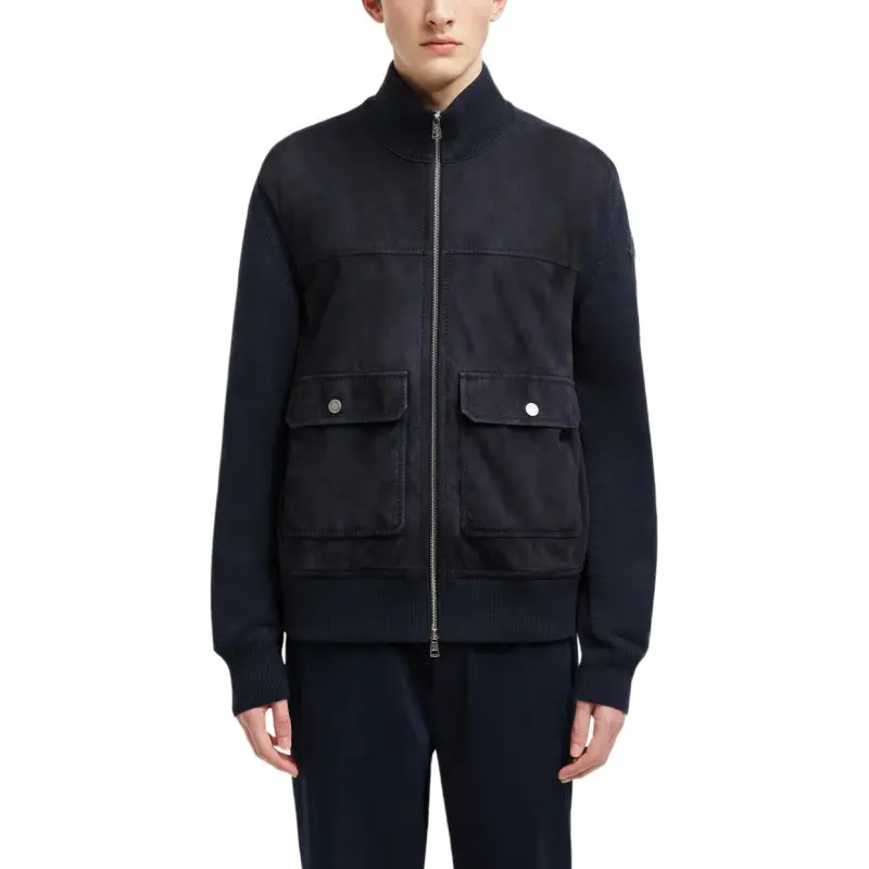 Moncler Sweater Men's Marine Blue-3