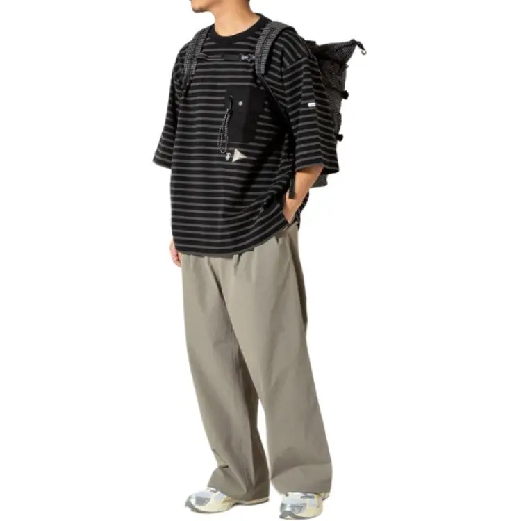 And Wander Striped T shirt-2