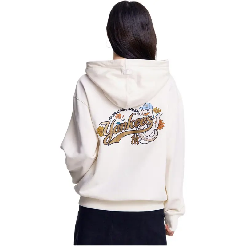 MLB New York Yankees Sweatshirt Unisex Standard Ivory-3
