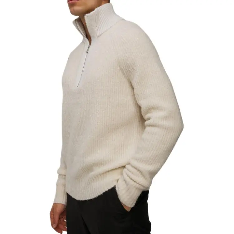 HUGO BOSS Sweaters Men Cream-3