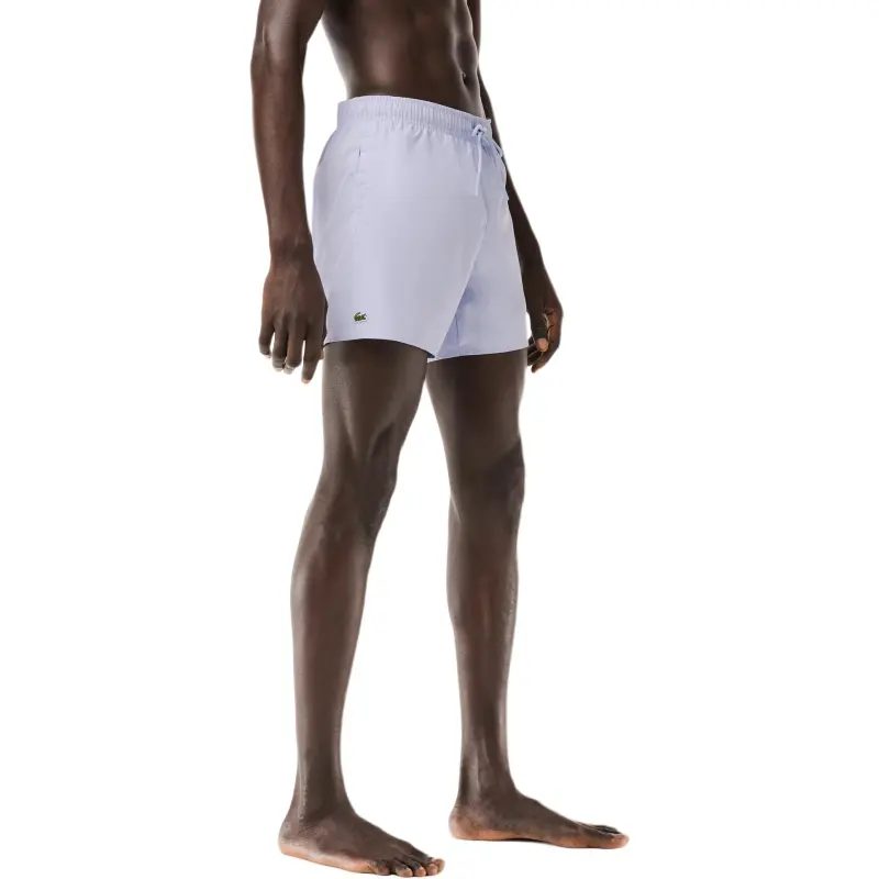 LACOSTE Logo appliqué Drawstring Swim Shorts-3
