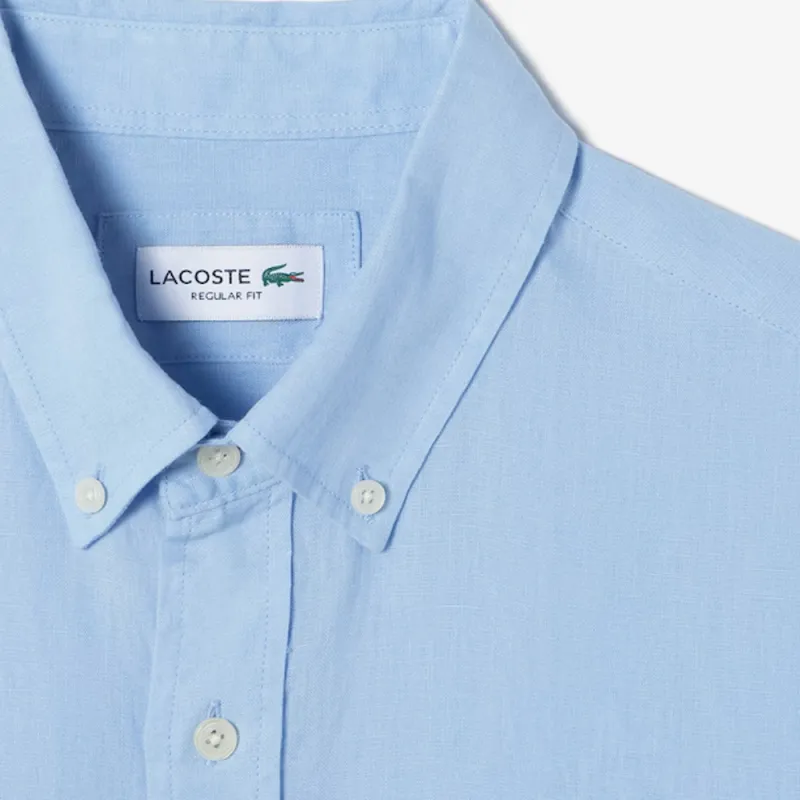 LACOSTE Shirts Men Light Blue-2