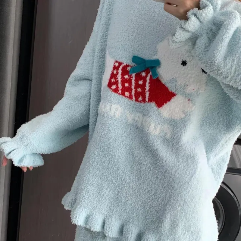 WANANNI Pajama Set Women's Sky Blue-5