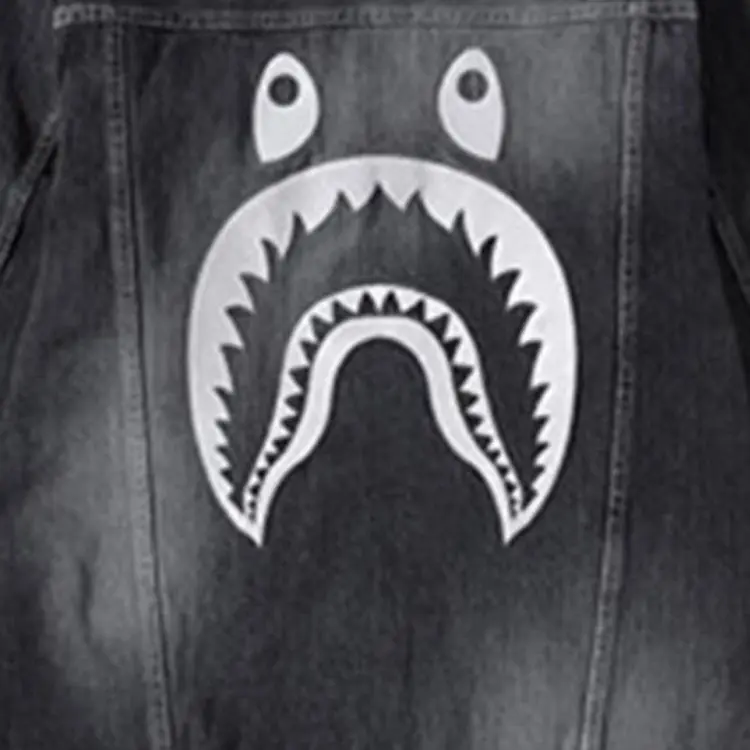 Bape Shark Denim Jacket-2