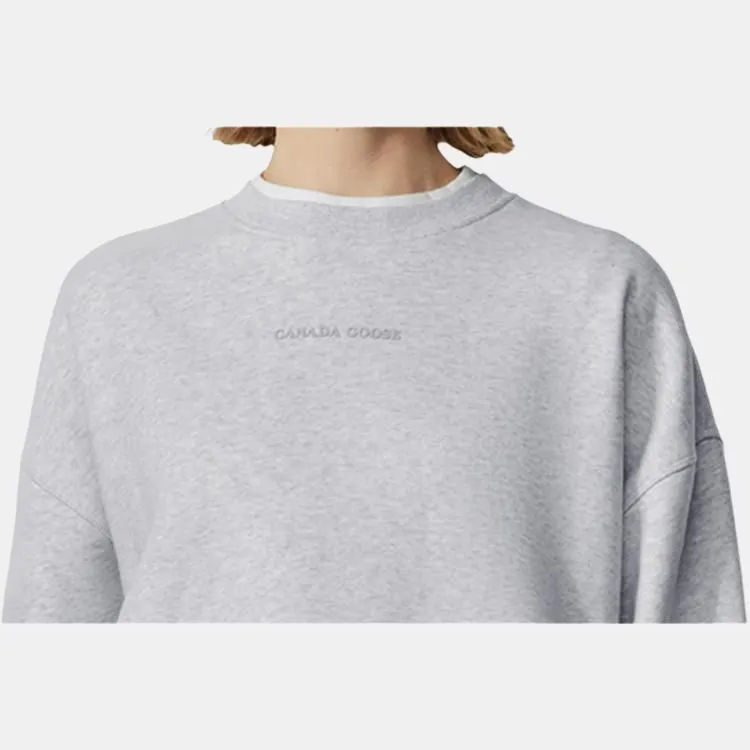 Canada Goose Logo Embroidered Crewneck Sweatshirt-3
