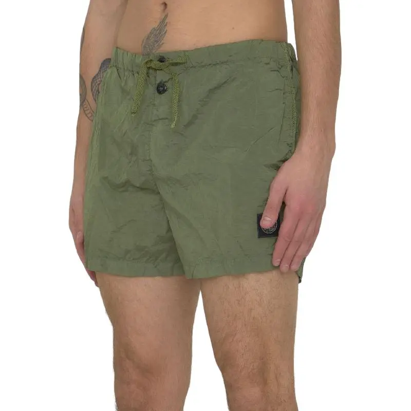 STONE ISLAND Swimming Shorts Men's Green-3