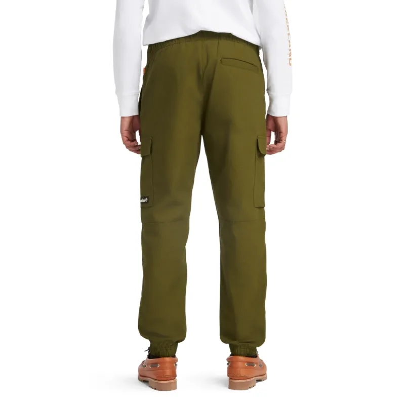 Timberland Casual Pants Men Olive Green-3