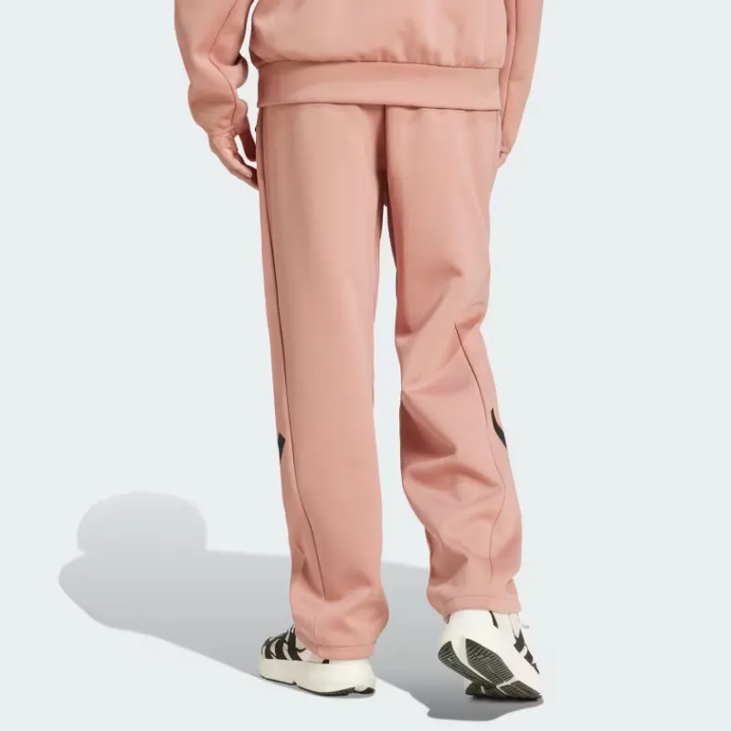 Adidas SportswearZ.N.E. FW24 Open-Hem Joggers Knitted Sports Pants Men's Pink-3