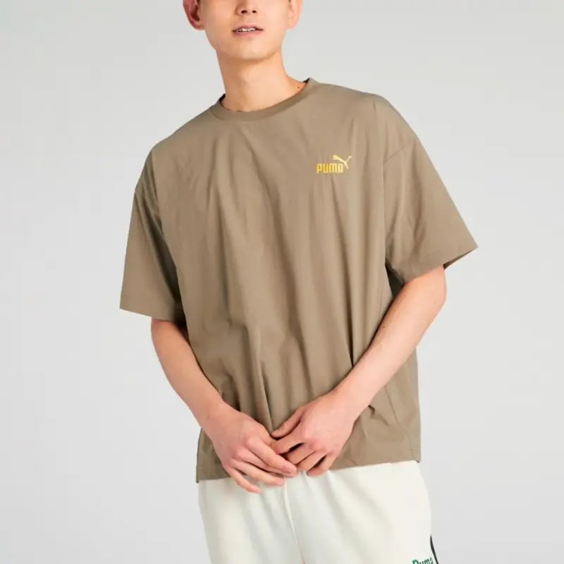 PUMA CORE HERITAGE T Shirt Men's Moss Green-2