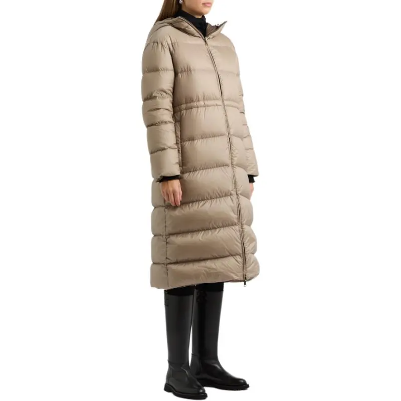 Moncler Down Jacket Women's Khaki-4