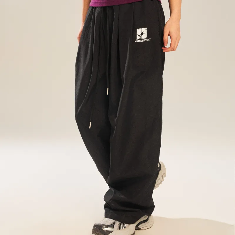 NSTNEW START Casual Pants Unisex Black-5