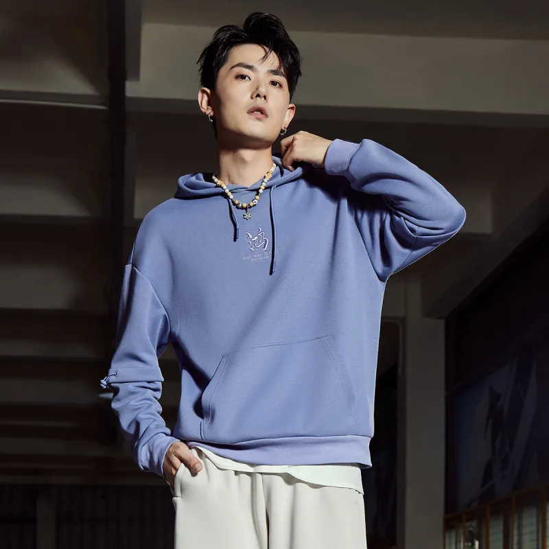 Erke Sweatshirt Men's Blue Purple-8