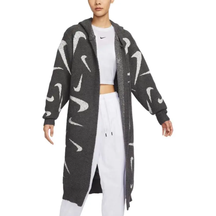 Nike Sportswear Phoenix Cozy Bouclé Women's Loose Long Knit Cardigan-2