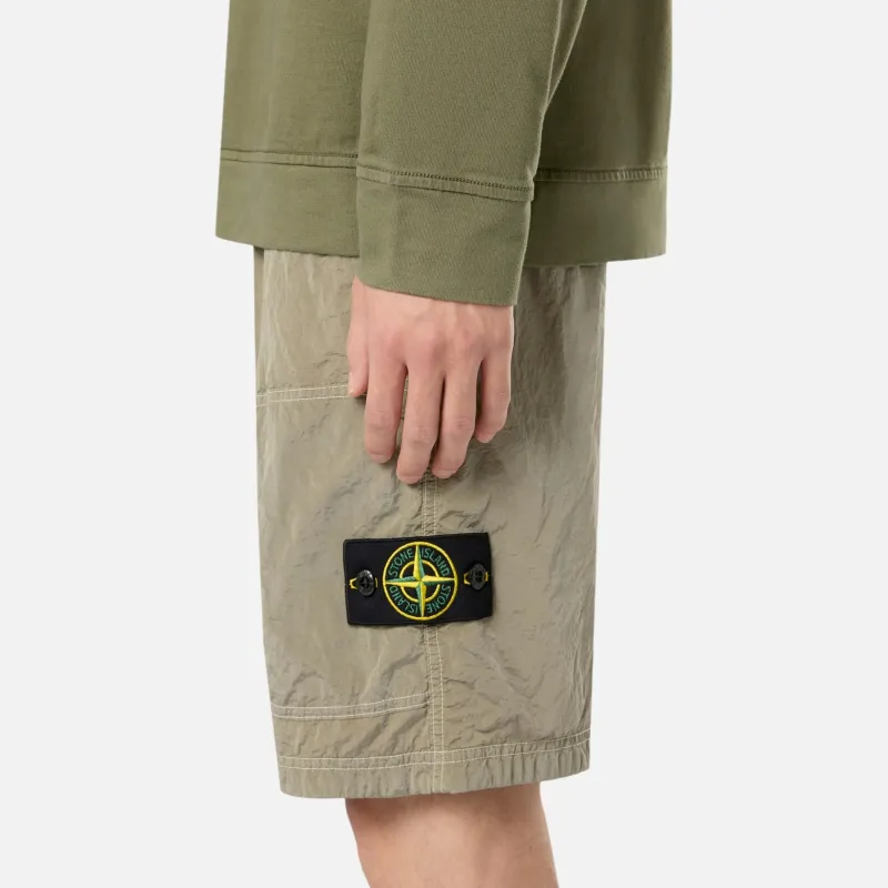 STONE ISLAND Cargo Shorts Men's Khaki-2