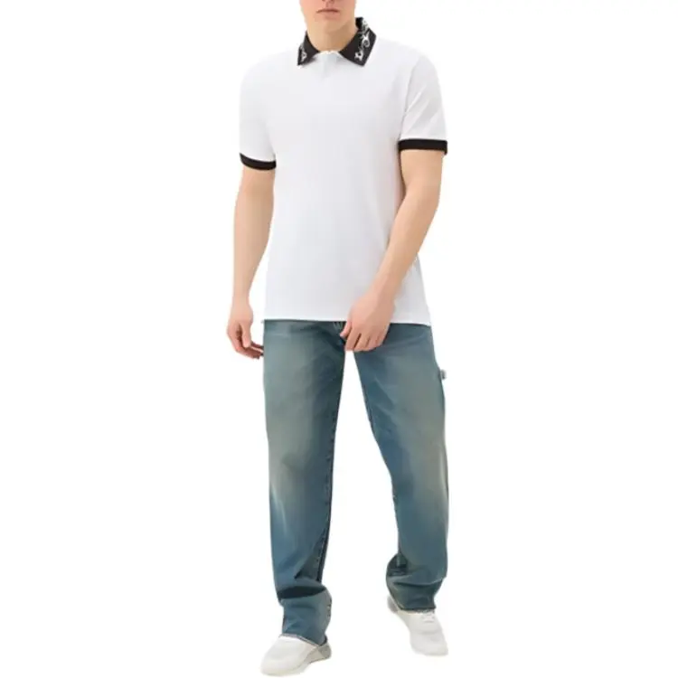 VERSACE JEANS COUTURE SS24 Polo Shirt Men's White-4