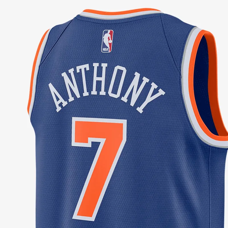 Nike X NBA Basketball Jersey Men's Blue-2