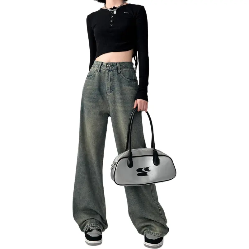 Concubine Zhu Jeans Women's Vintage Blue-2