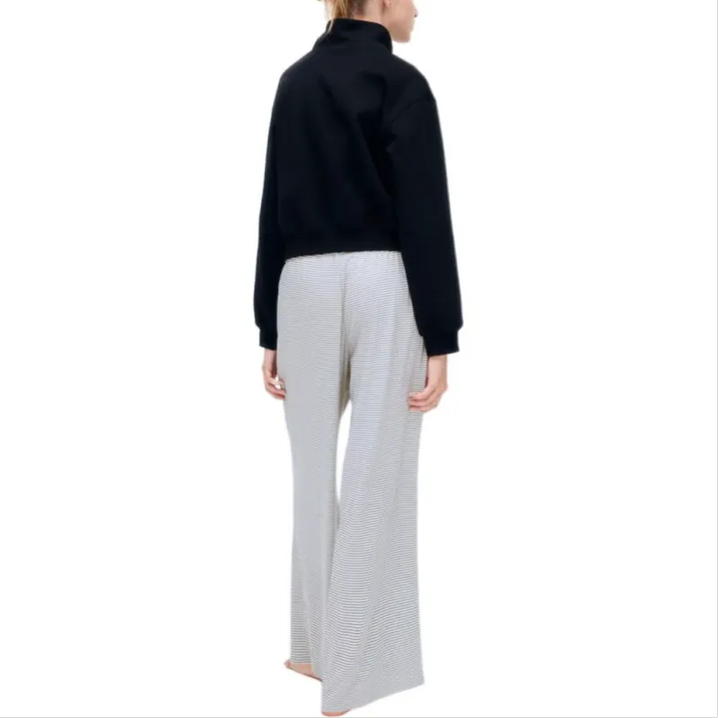 H&M Casual Pants Women's White/Black-1