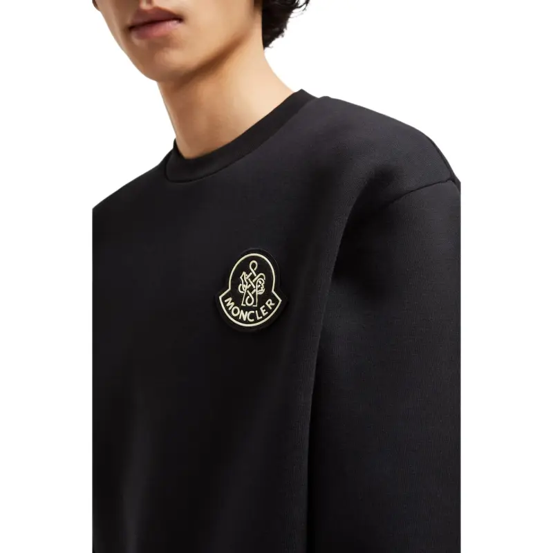 Moncler Year Of The Snake Patch Neoprene Sweatshirt-4