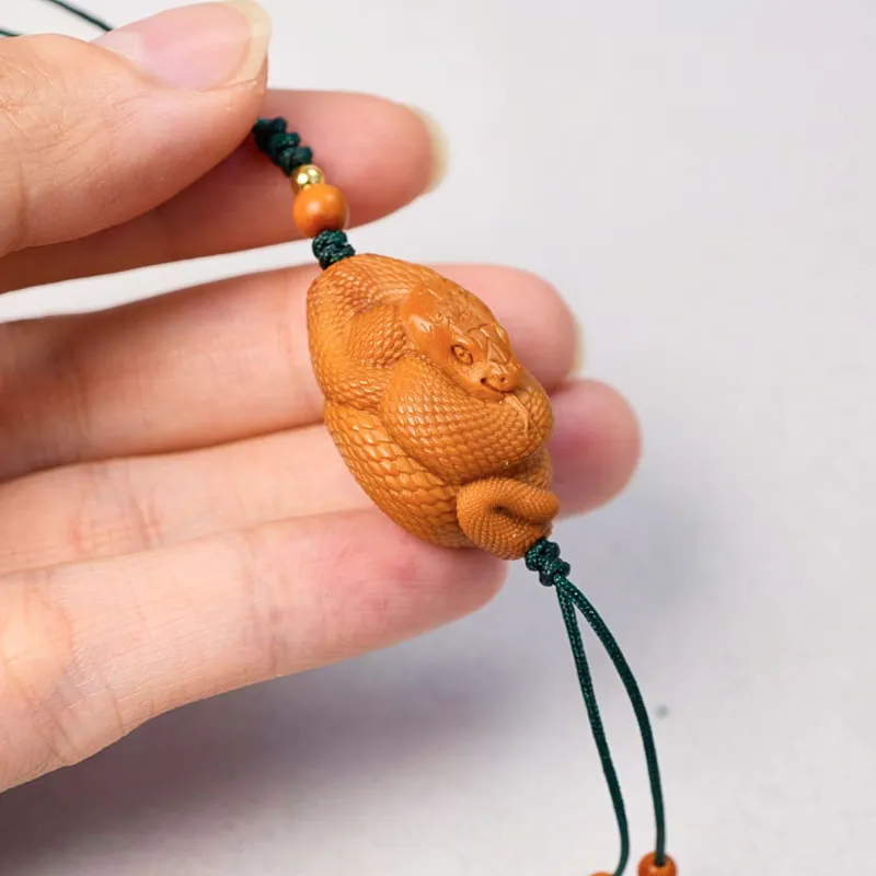 LANPIN Olive Pit Pendants Unisex-2