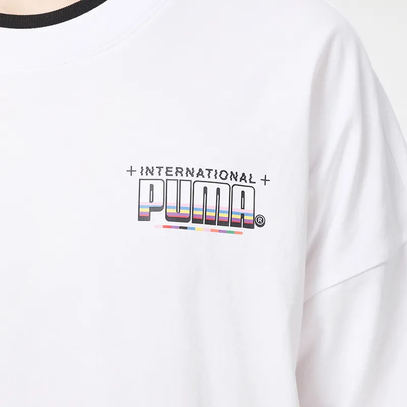 PUMA T-Shirts Men White-6