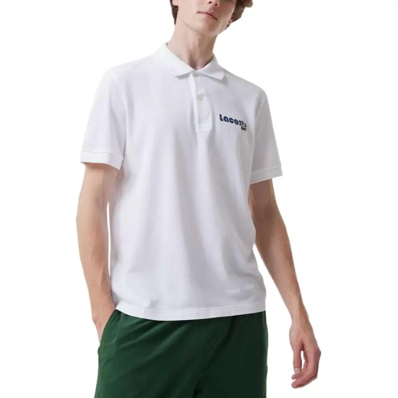 LACOSTE Polo Shirts Men White-1
