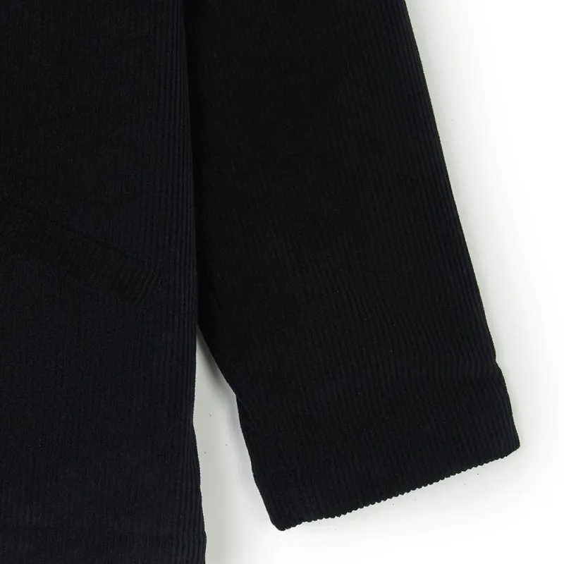 MLB Varsity New York Yankees Woven Shirts Velvet feel Coat Unisex Black-5