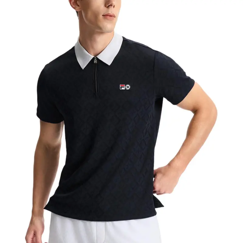 FILA Polo Shirt Men's RD Royal Blue-3