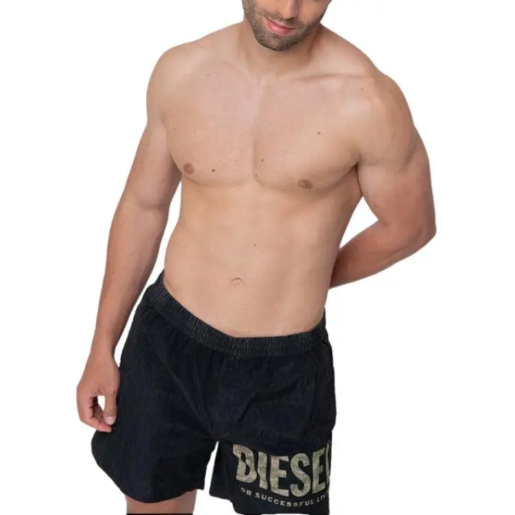 DIESEL Logo Printed Swim Shorts-3
