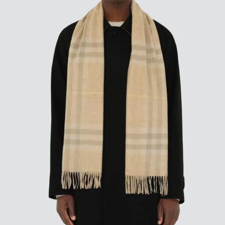 Burberry Check Cashmere Scarf-3