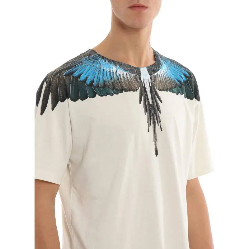 MARCELO BURLON COUNTY OF MILAN T Shirt Men's Ecru-5