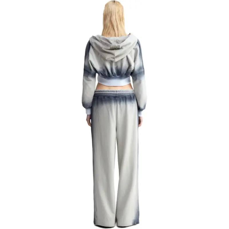 YJ1NGZYZJ Sweatshirt Women's Blue Gray-1