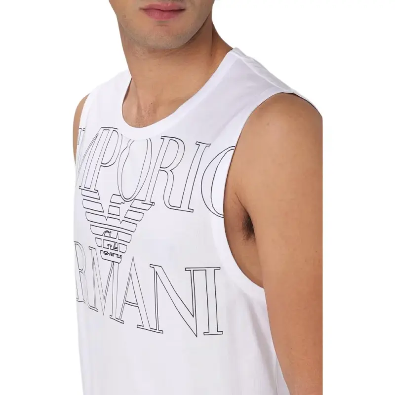 EMPORIO ARMANI Tank Top Men's White-3
