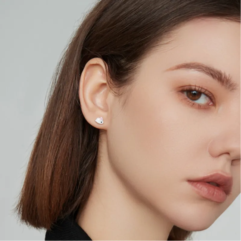 Daisy Dream Full Sterling Silver Stud Earrings Women's-1