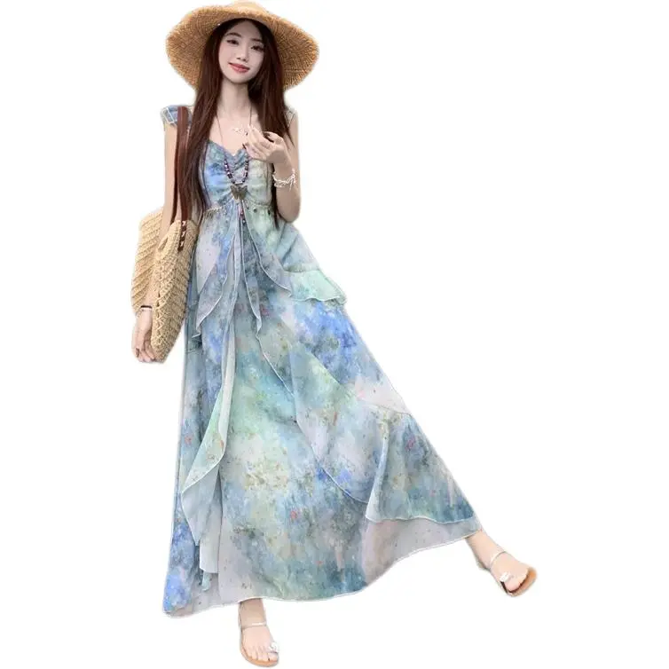 Mu Qingqing Sleeveless Dress Women's-3