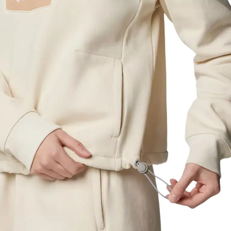 Columbia Lodge™ Quarter Zip Pullover Sweatshirt Women's Chalk-2