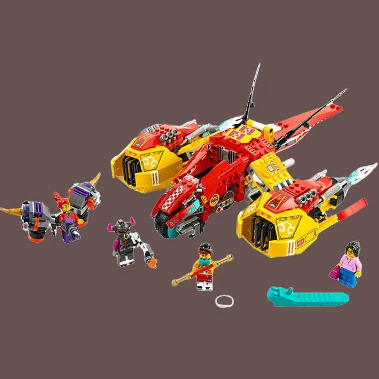 LEGO Little Monkey King Collection Qi Xiaotian Cloud Fighter Building Blocks 301 600pcs 80008-1