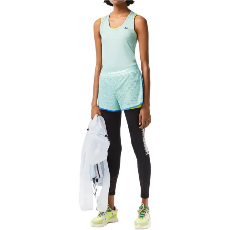 LACOSTE Tank Tops Women's Mint Green-3