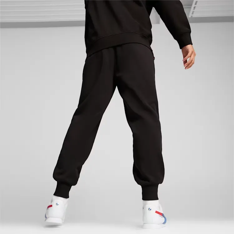PUMA BMW M Motorsport SS24 ESS+ Fleece Pants Knitted Sweatpants Men's Black-2