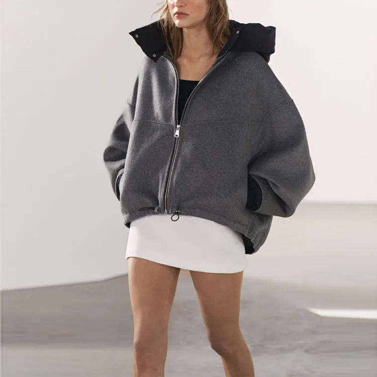 ZARA Jackets & Coats Women's Gray-2