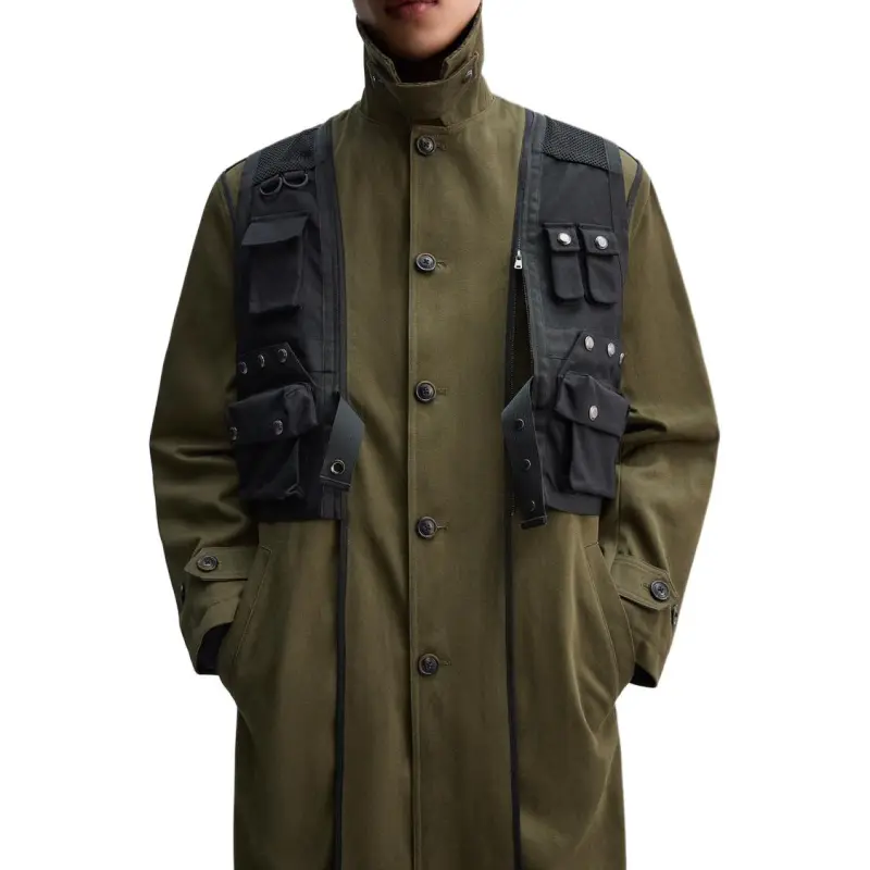 ZARA x ANDERSSON BELL ANDERSSON BELL Collaboration SS25 Trench Coat Men's Khaki-2