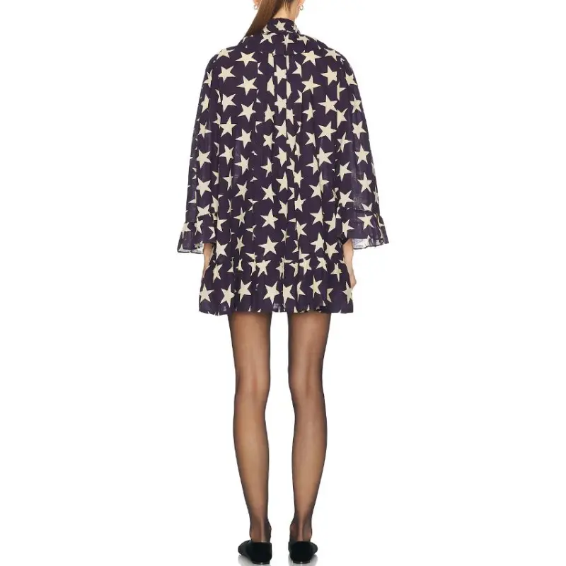 BODE Long-Sleeved Dresses Women's Marine Blue-1