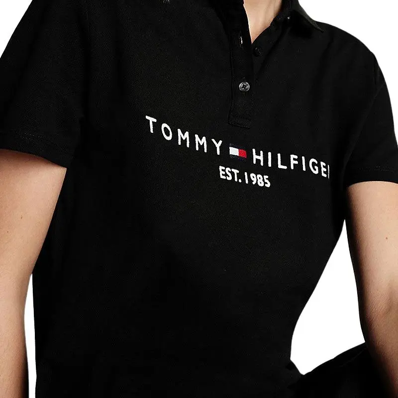 Tommy Hilfiger Short Sleeved Dress Women's Black-3