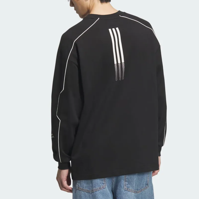 Adidas Originals SS25 RAC CREW U T Shirt Unisex Black-3