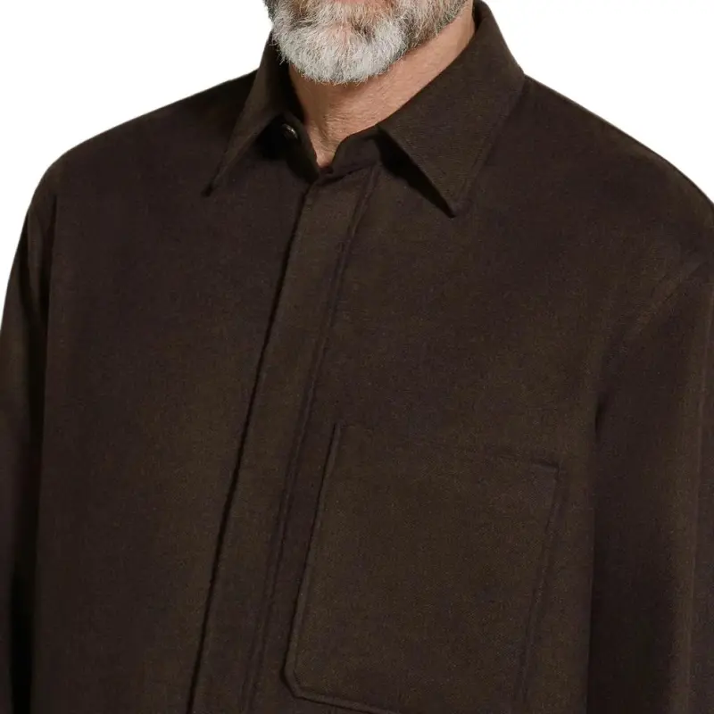 Ermenegildo Zegna Chest Pocket Long Sleeved Shirt-4
