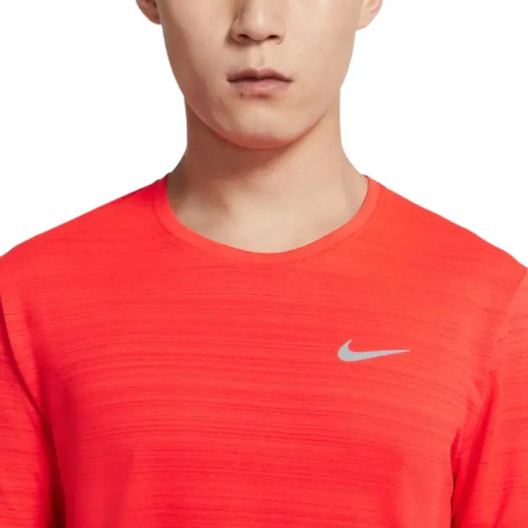 Nike T Shirts Men Orange-4