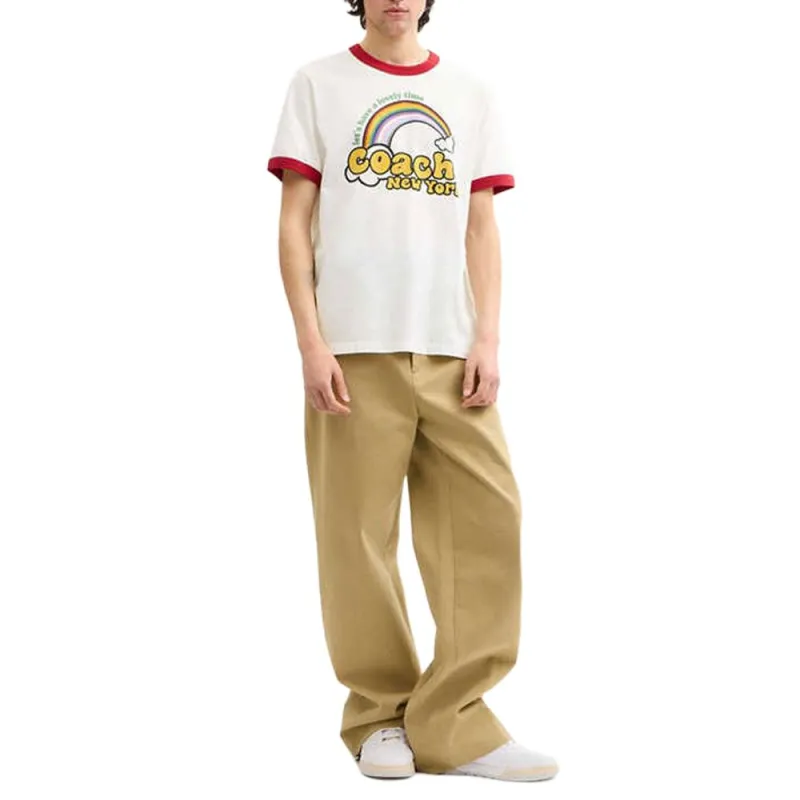 COACH T Shirts Men White-1