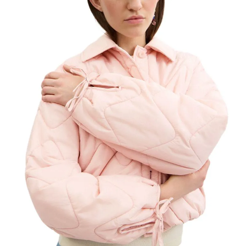 COACH FW24 Puffer Jacket Women's Pink-2